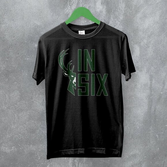 Milwaukee Bucks Fear The Deer Basketball Fan Graphic Gift Game Day T-Shirt 165 - Picture 1 of 5